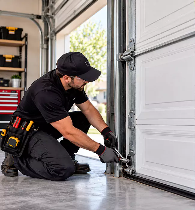 Garage Door Repair diagnostic inspection in Indianapolis IN