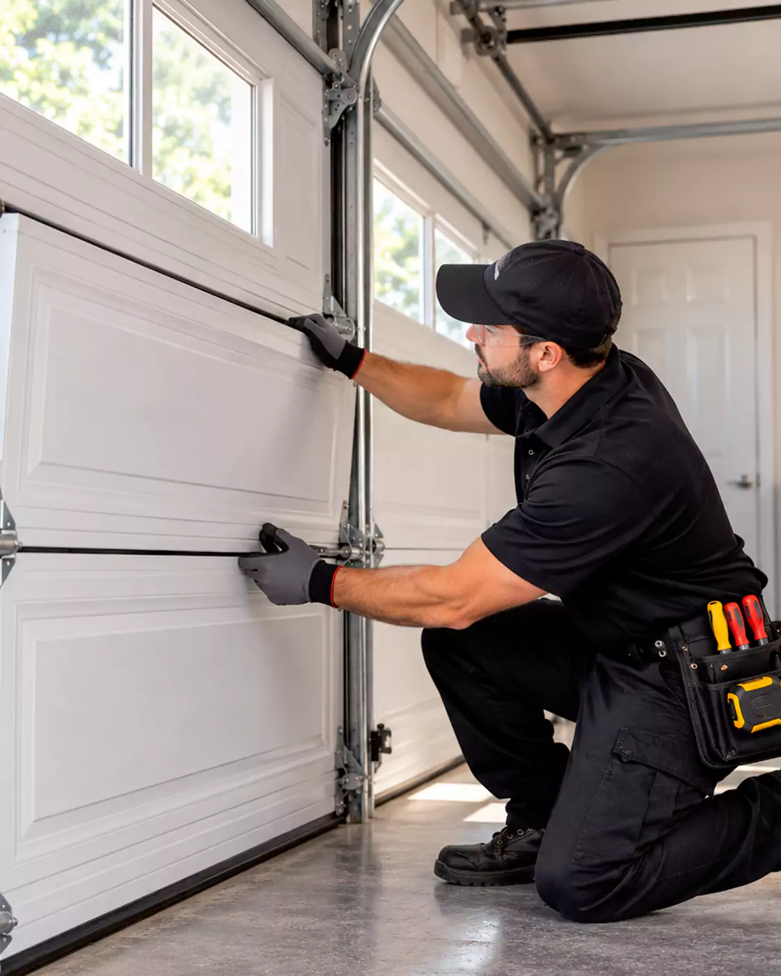 Garage Door Panel Repair professional technician service in Indianapolis IN